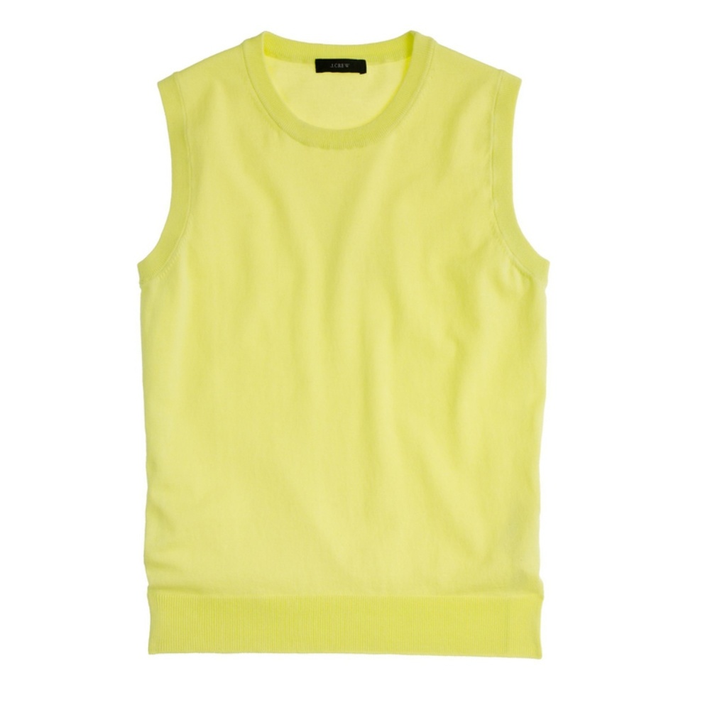 🎉HP🎉 **NWOT** J. Crew Yellow Cotton Jackie Shell